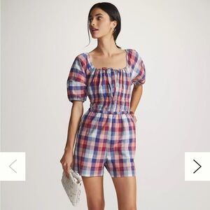 Anthropologie Kopal Brea Cotton Romper, size small, NWT
